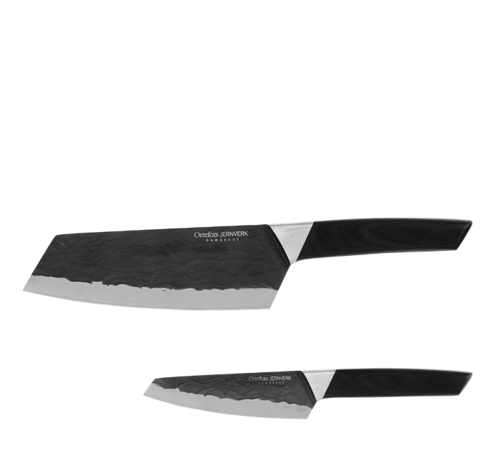 Orrefors Jernverk Blacksmith Damaskus knivar 2-pack
