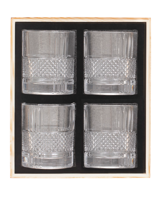 Lord Nelson Roterande whiskyglas 4-pack