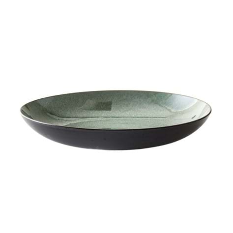 Bitz serveringsfat i stengods, creme, 40 cm i diameter