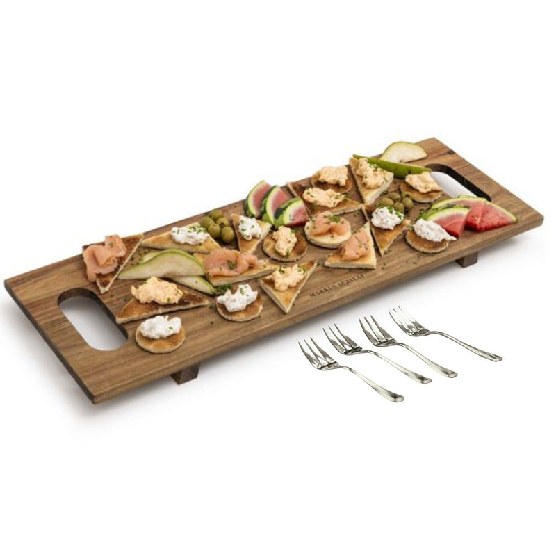 Markus Aujalays serveringsbräda med 4 gafflar