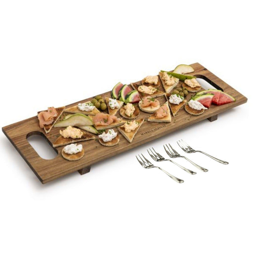 Markus Aujalays serveringsbräda med 4 gafflar