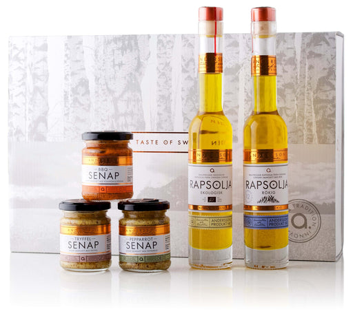 Andersson presentbox Nordic Flavors med rapsolja och senap