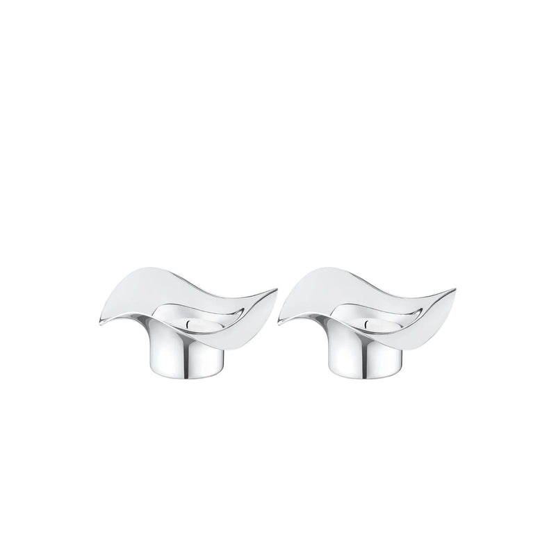 Georg Jensen Cobra värmeljushållare 2-pack