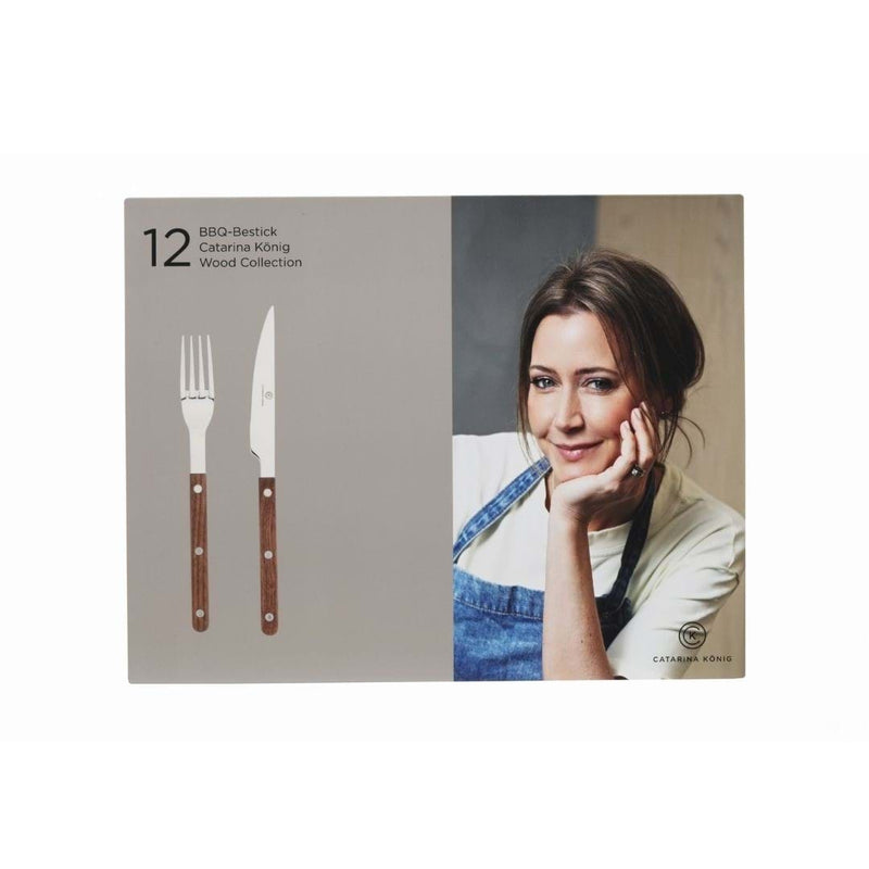 Grillbestick 12-delar Wood Collection
