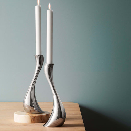 Georg Jensen Cobra ljusstakar, 2-pack Medium