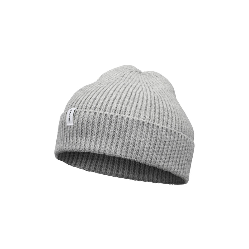 Craft Urban Rib Beanie – Gråmelerad