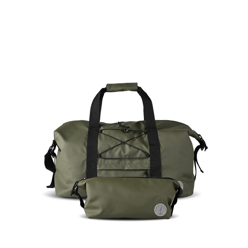 Sagaform Weekend redo – weekendbag och necessär – Grön