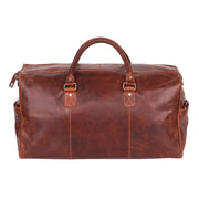 Florens weekendbag i buffelskinn – Cognac