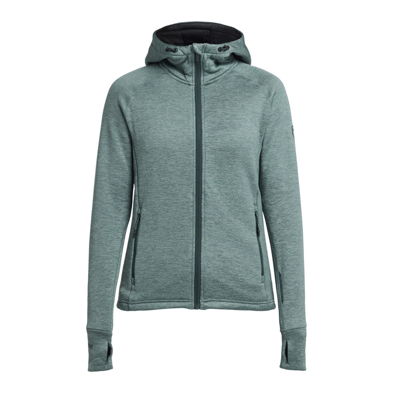 Tenson TXlite Hoodie Zip – Dam – Grön