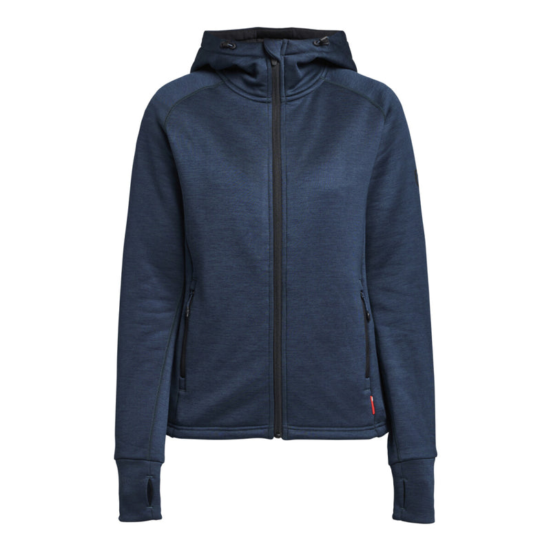 Tenson TXlite Hoodie Zip – Dam – Mörkblå