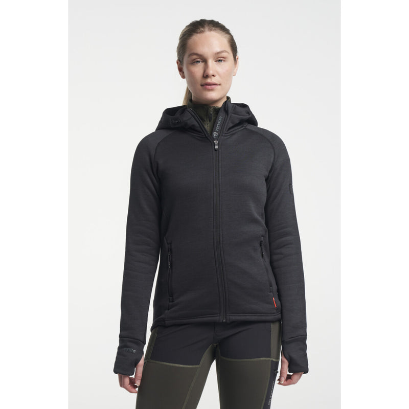 Tenson TXlite Hoodie Zip – Dam – Svart