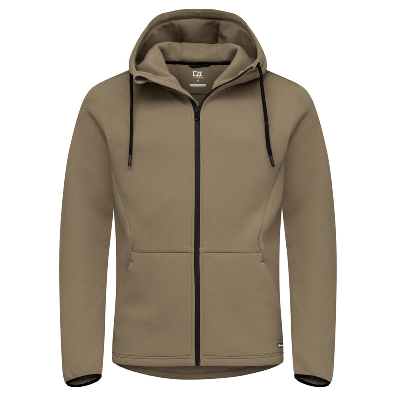 Cutter & Buck Pemberton Hood Full Zip – Herr – Khaki