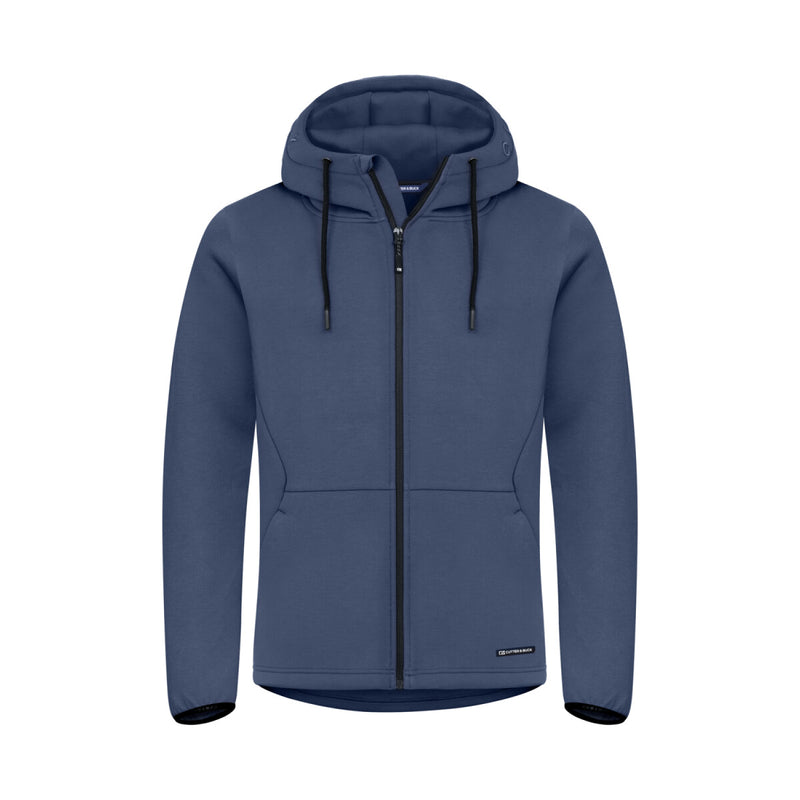 Cutter & Buck Pemberton Hood Full Zip – Herr – Ensign Blue
