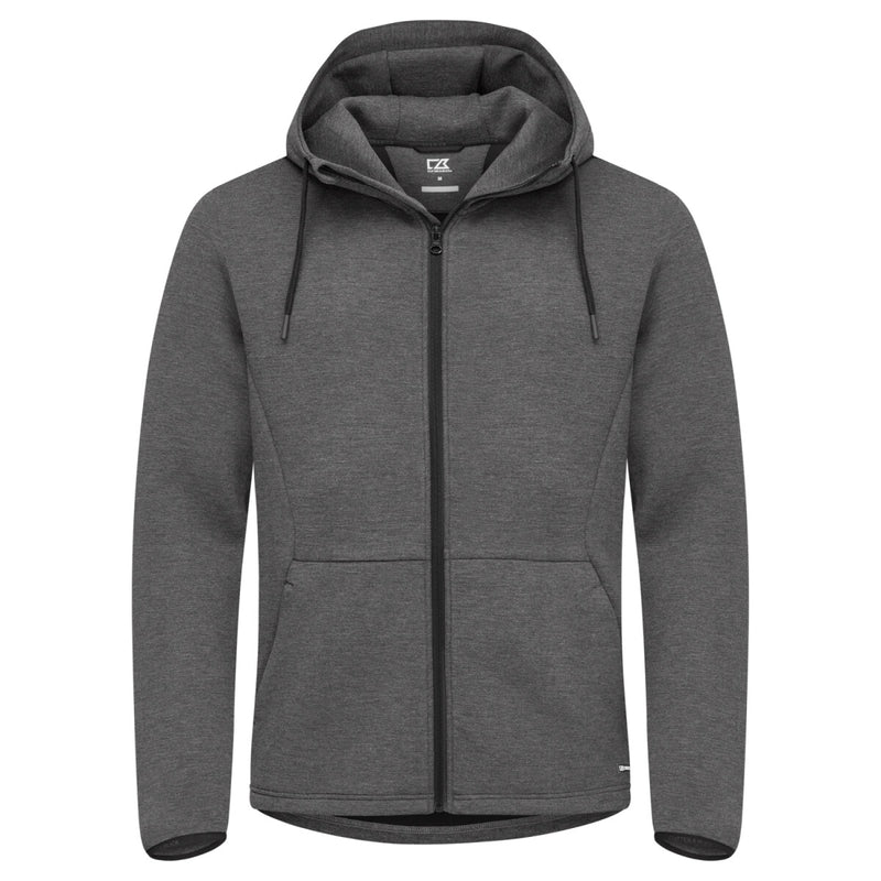 Cutter & Buck Pemberton Hood Full Zip – Herr – Antracit