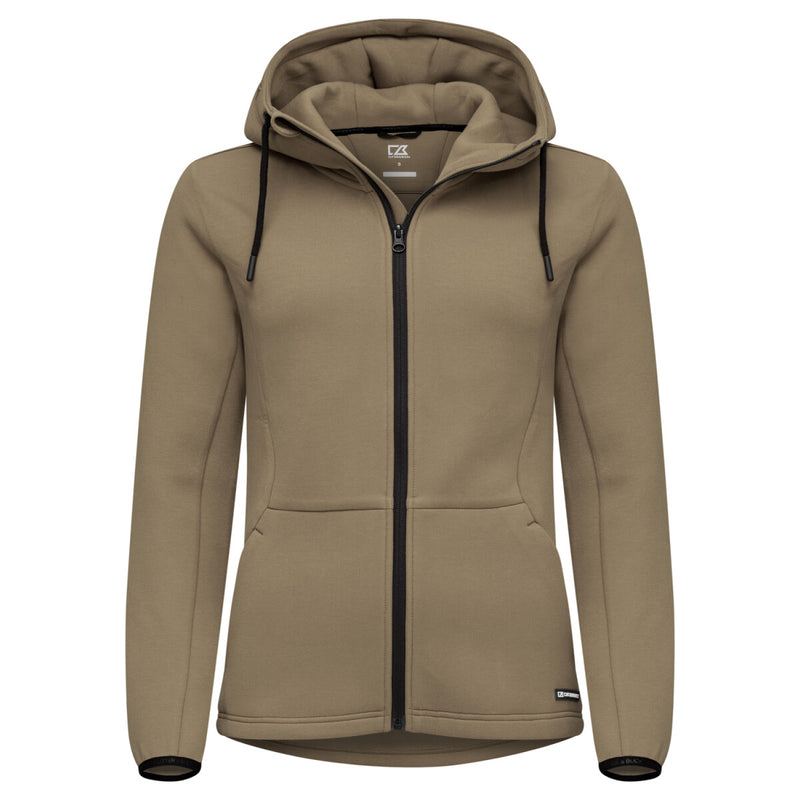 Cutter & Buck Pemberton Hood Full Zip – Dam – Khaki