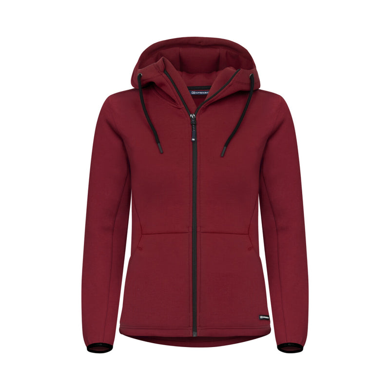 Cutter & Buck Pemberton Hood Full Zip – Dam – Biking Red