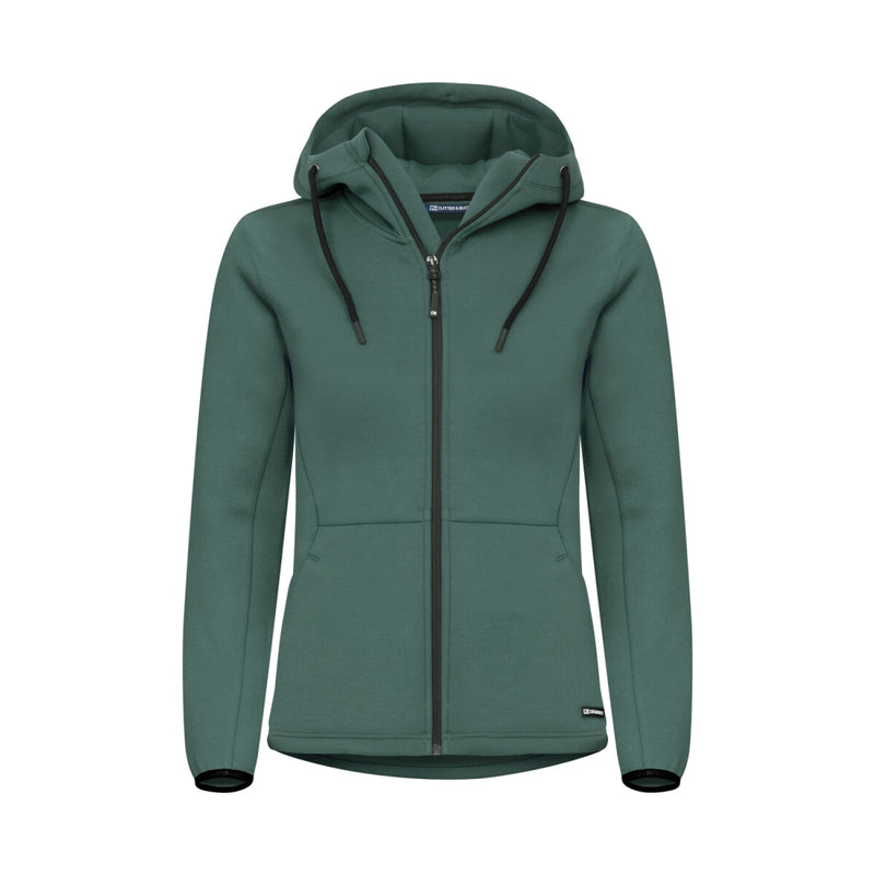 Cutter & Buck Pemberton Hood Full Zip – Dam – Pine Green