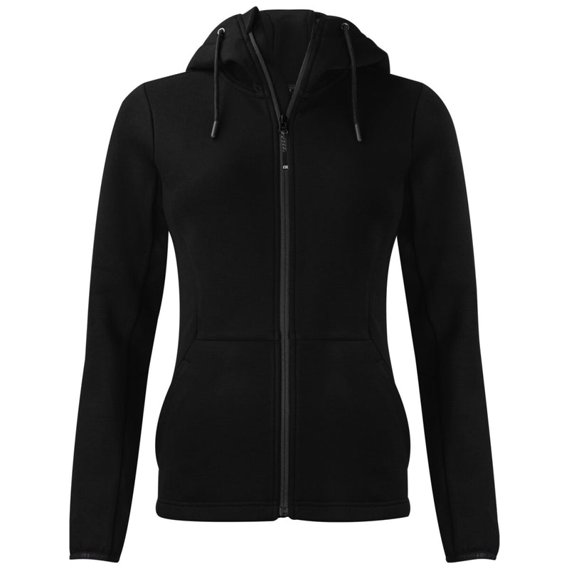 Cutter & Buck Pemberton Hood Full Zip – Dam – Svart