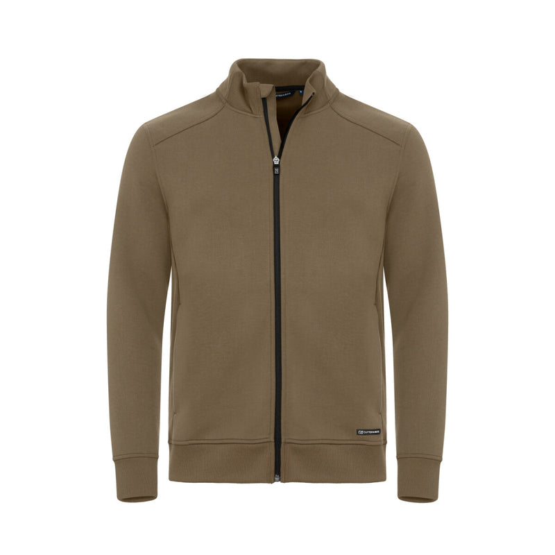 Cutter & Buck Pemberton Cardigan Full Zip – Herr – Khaki