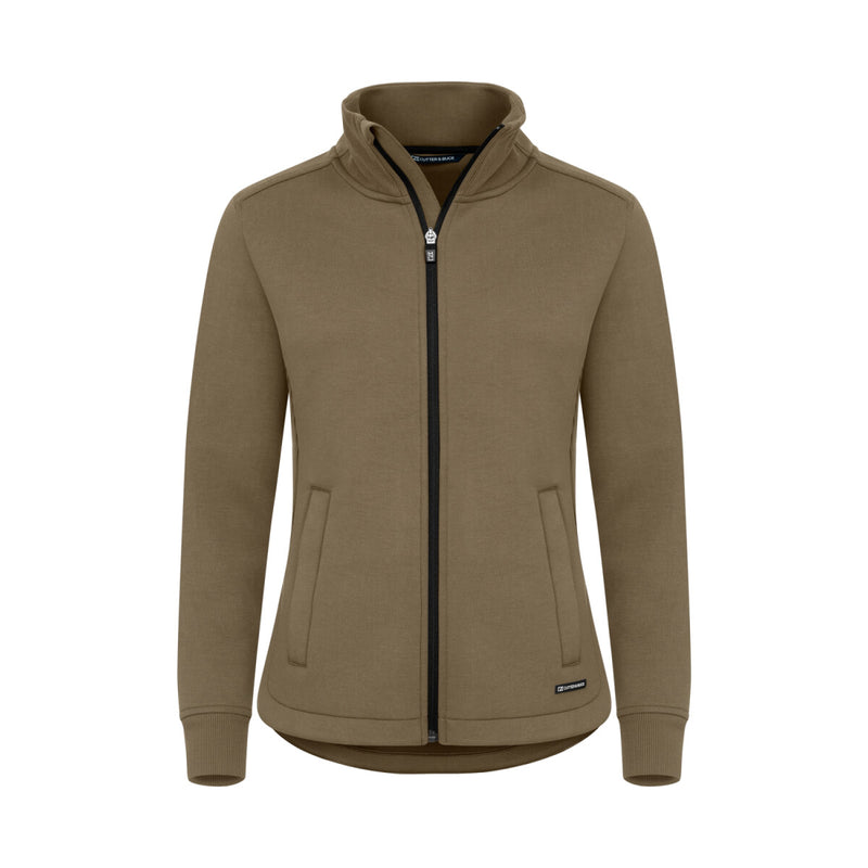Cutter & Buck Pemberton Cardigan Full Zip – Dam – Khaki