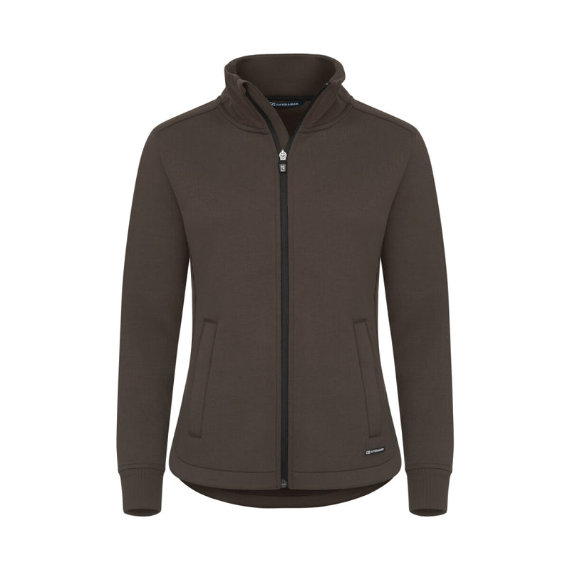 Cutter & Buck Pemberton Cardigan Full Zip – Dam – Dark Mocca