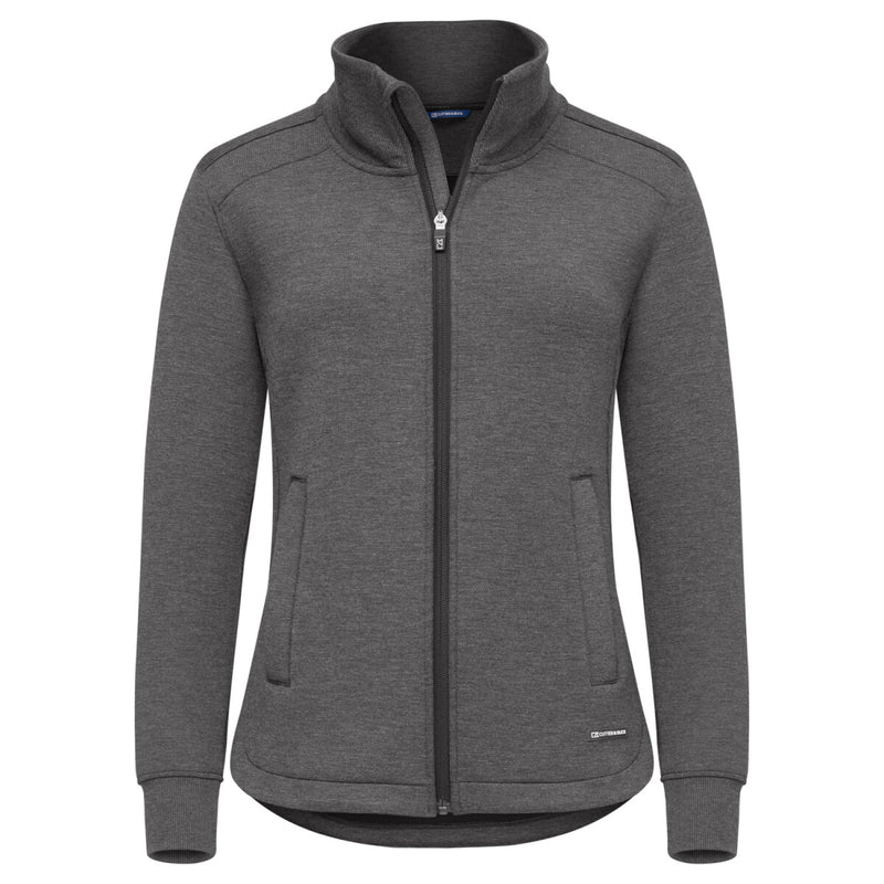 Cutter & Buck Pemberton Cardigan Full Zip – Dam – Antracit