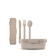 Sagaform Tina matlåda med bestickset – Beige