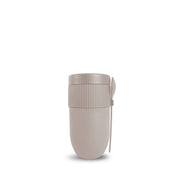 Sagaform Ted yoghurtmugg med sked 32 cl – Beige