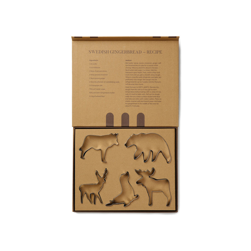 Vinga Nordic Big 5 pepparkaksformar, 5 delar – Standard